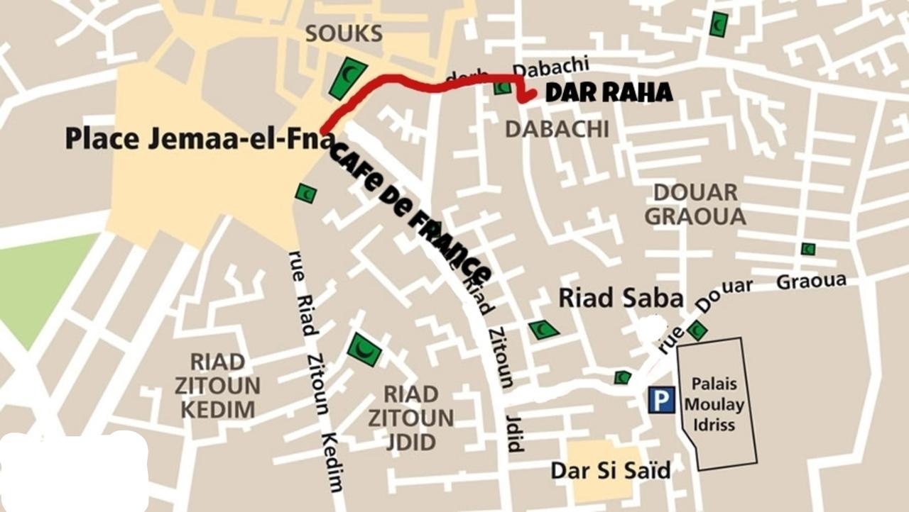 马拉喀什 Dar Raha酒店 外观 照片